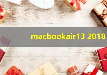 macbookair13 2018